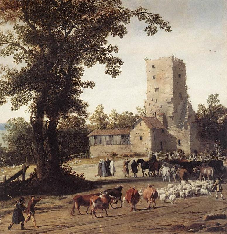 POST, Pieter Jansz Italianate Landscape with the Parting of Jacob and Laban zg Norge oil painting art